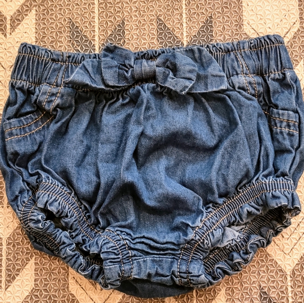 Baby Girl Denim Bloomers